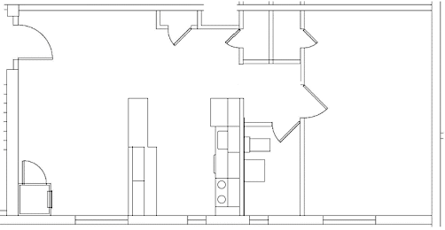 floor plan of the lower level