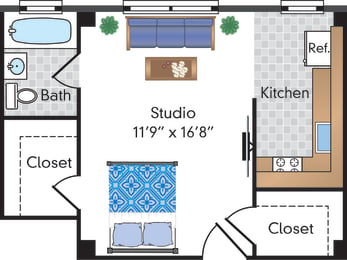 Renovated Studio - 06 Tier