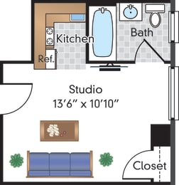 Renovated Studio - 05 Tier