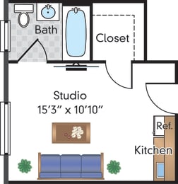 Renovated Studio - 06 Tier