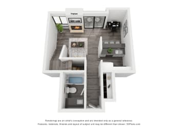  Floor Plan Loft