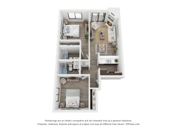  Floor Plan 2x2