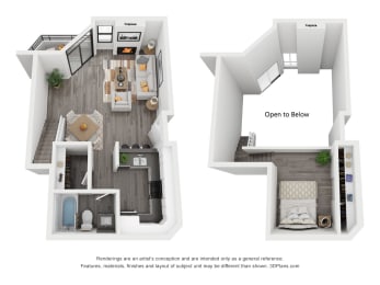  Floor Plan Loft