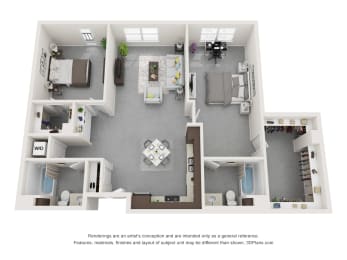  Floor Plan 2x2