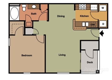 the blueprint of a floor plan with bedrooms and a living room
