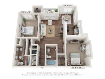  Floor Plan B2
