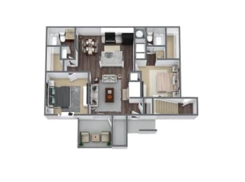 our apartments showcase a flexibility with our floor plans