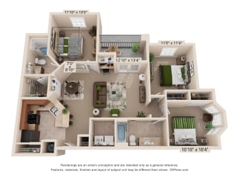  Floor Plan C1a | The Summer Crest