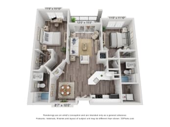  Floor Plan B2 | Seville