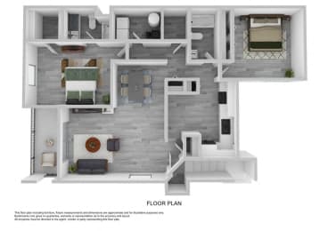 3 bedroom floor plan  the residences at