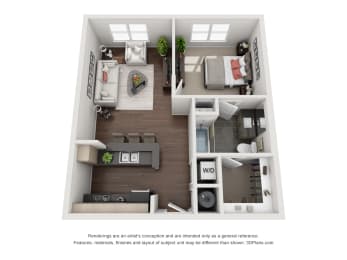1 Bedroom 1 Bathroom