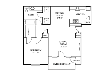 a floor plan of a home