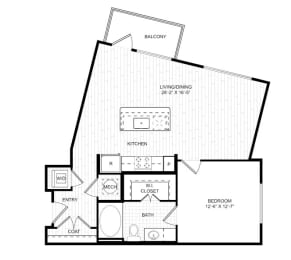 a schematic of a floor plan of a house