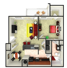 floor plan options in our apartments in webster tx