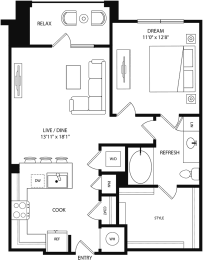 a floor plan of a house