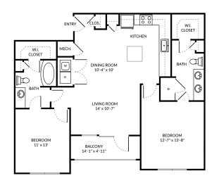  Floor Plan B1A