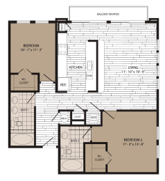 Floor Plan B2