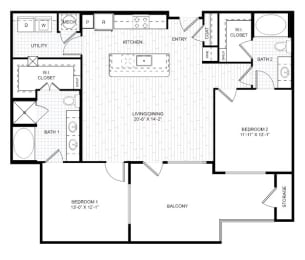 a schematic of a floor plan of a house