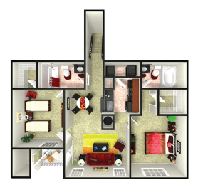 floor plan options in our apartments in webster tx