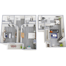 bedroom floor plan an in 2d