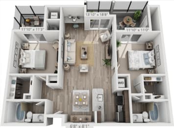 Floor Plan B1
