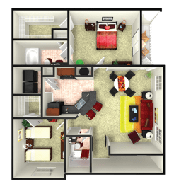 floor plan options in our apartments in webster tx
