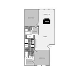 floor plan  the residences at sawmill estates apartments in