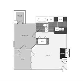 a black and white floor plan of a house