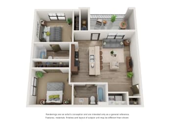 2 bedroom apartment