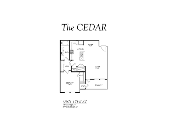  Floor Plan A2 - The Cedar