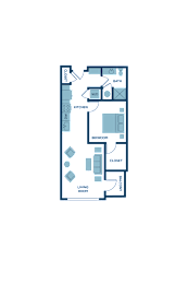 a floor plan of a bedroom apartment