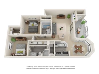  Floor Plan B1 - Renovated