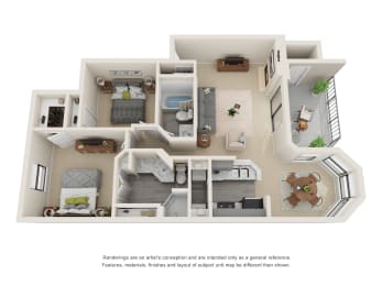  Floor Plan B2 - Renovated