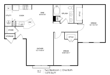  Floor Plan MIL-B2