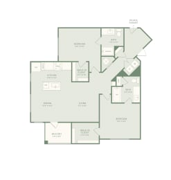 bedroom floor plan | the mansions on the park