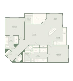 bedroom floor plan | the mansions on the park