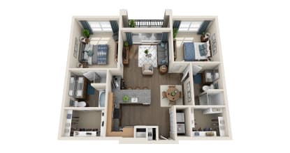 b1 floor plan in irving tx apartments