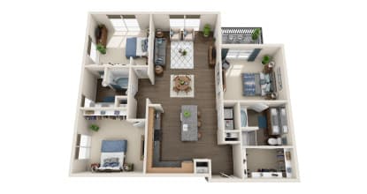 c1 floor plan in irving tx apartments