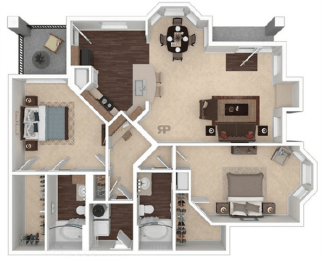  Floor Plan B3