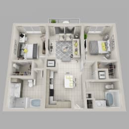  Floor Plan B2 | Luminous