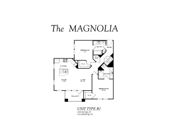  Floor Plan B1 - The Magnolia