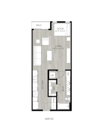 floor plan  1 bedroom  1190 square feet