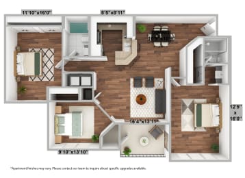 3 bedroom lakeside