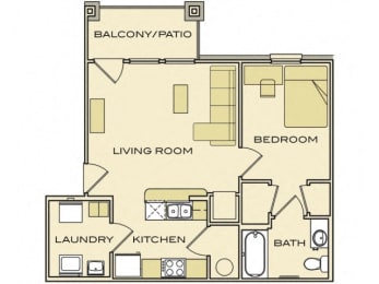  Floor Plan 1x1
