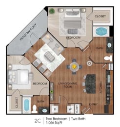  Floor Plan 2C