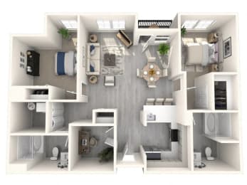 a 2 bedroom192 sq ft floor plan  studio