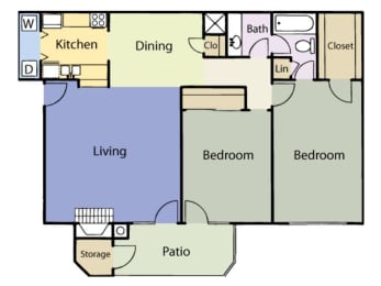 a blueprint of a floor plan of a house