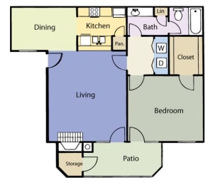 a diagram of a floor plan of a house