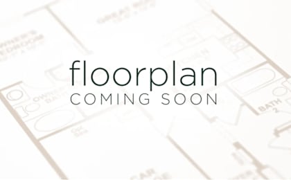 A floor plan is coming soon.
