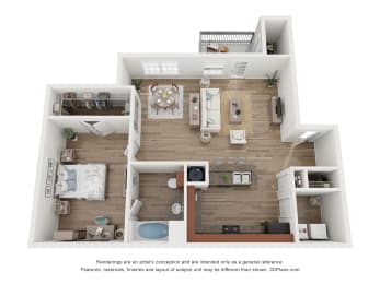  Floor Plan Cove - A2 - Guadalupe